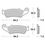 Гальмівні колодки SBS Performance Brake Pads / HHP, Sinter 694HS